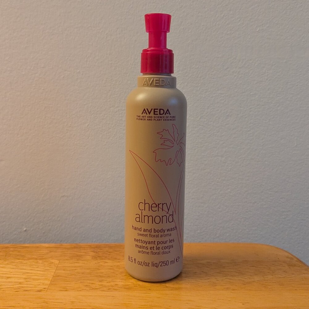 AVEDA Cherry Almond Hand & Body Wash - 8.5 oz 250ml